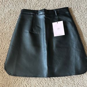 Hello Molly Leather Skirt